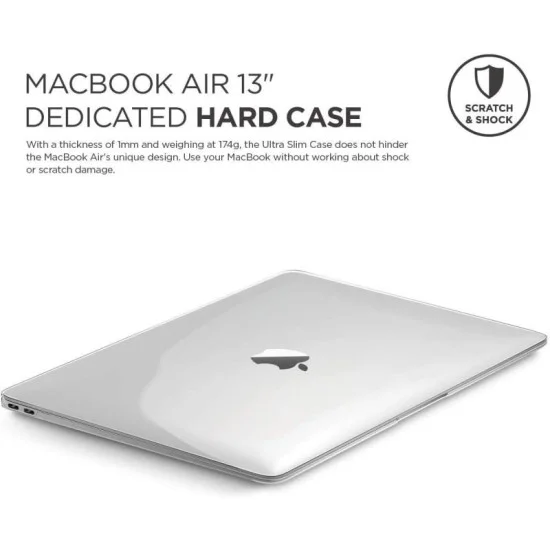 Protection Case  Macbook Air 13"/M1 (2020) Ultra Slim Elago - Clear